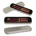 Metal Tin Double Pen Gift Box